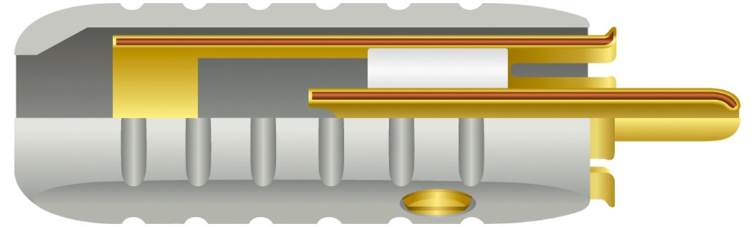Wireworld Set Of  2 Gold Tube RCA Konnektor 